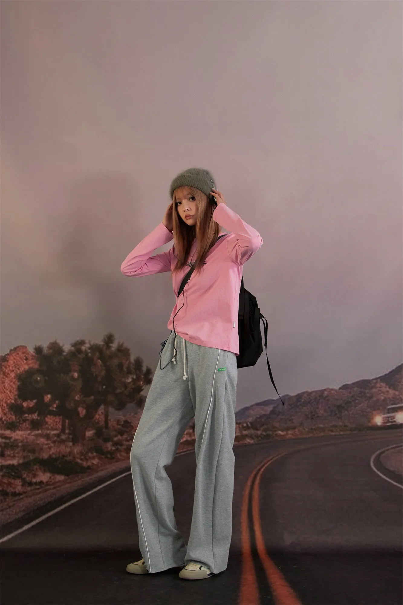 Basic Vintage Long-Sleeved Top