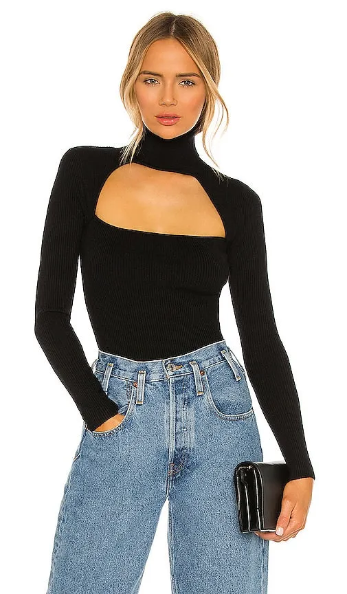 Camila Coelho Roscoe Sweater in Black