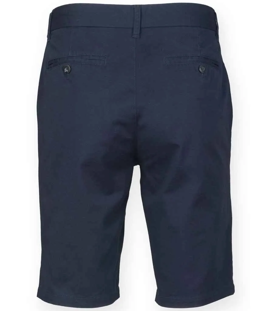 Front Row Stretch Chino Shorts | Navy