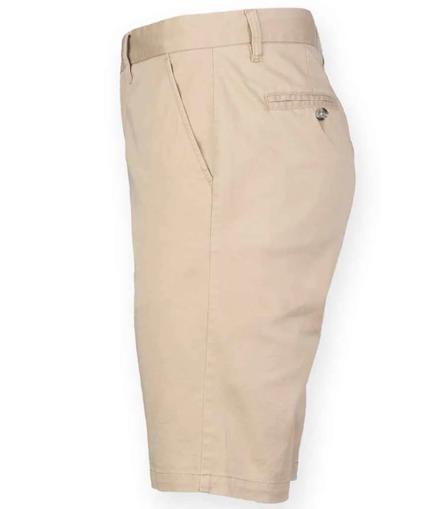 Front Row Stretch Chino Shorts | Stone
