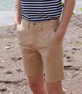 Front Row Stretch Chino Shorts | Stone