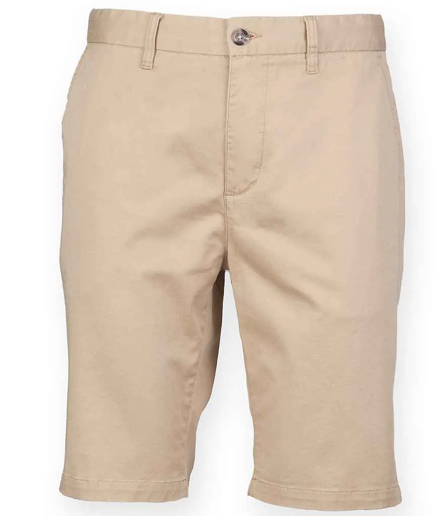 Front Row Stretch Chino Shorts | Stone