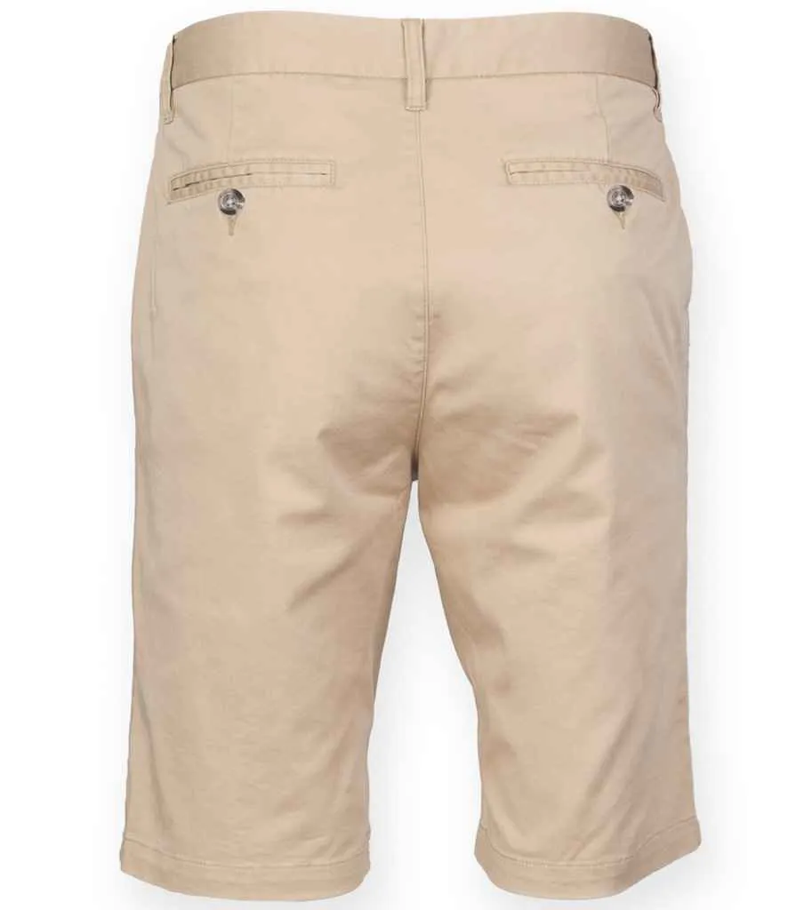 Front Row Stretch Chino Shorts | Stone