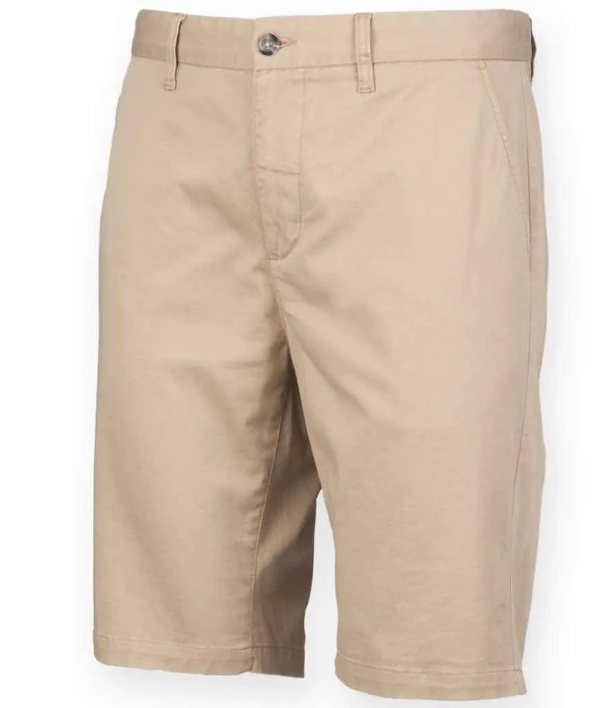 Front Row Stretch Chino Shorts | Stone