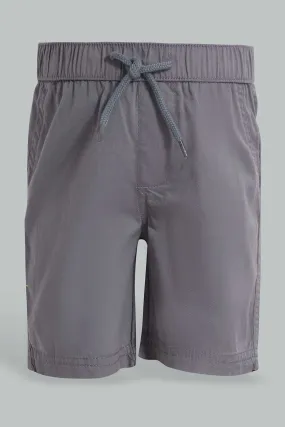 Grey Chino Short For Baby Boys