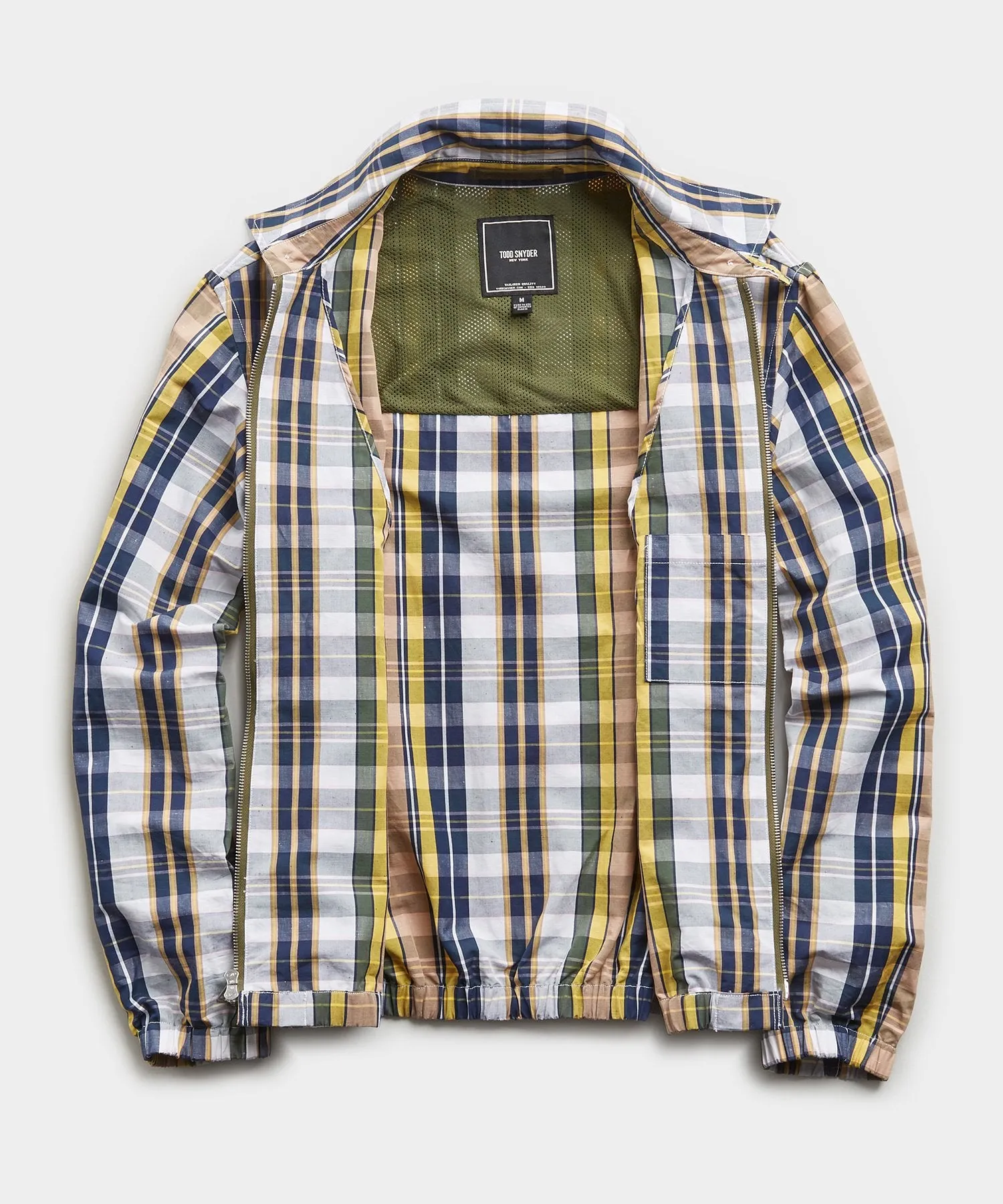 Madras Club Jacket in White