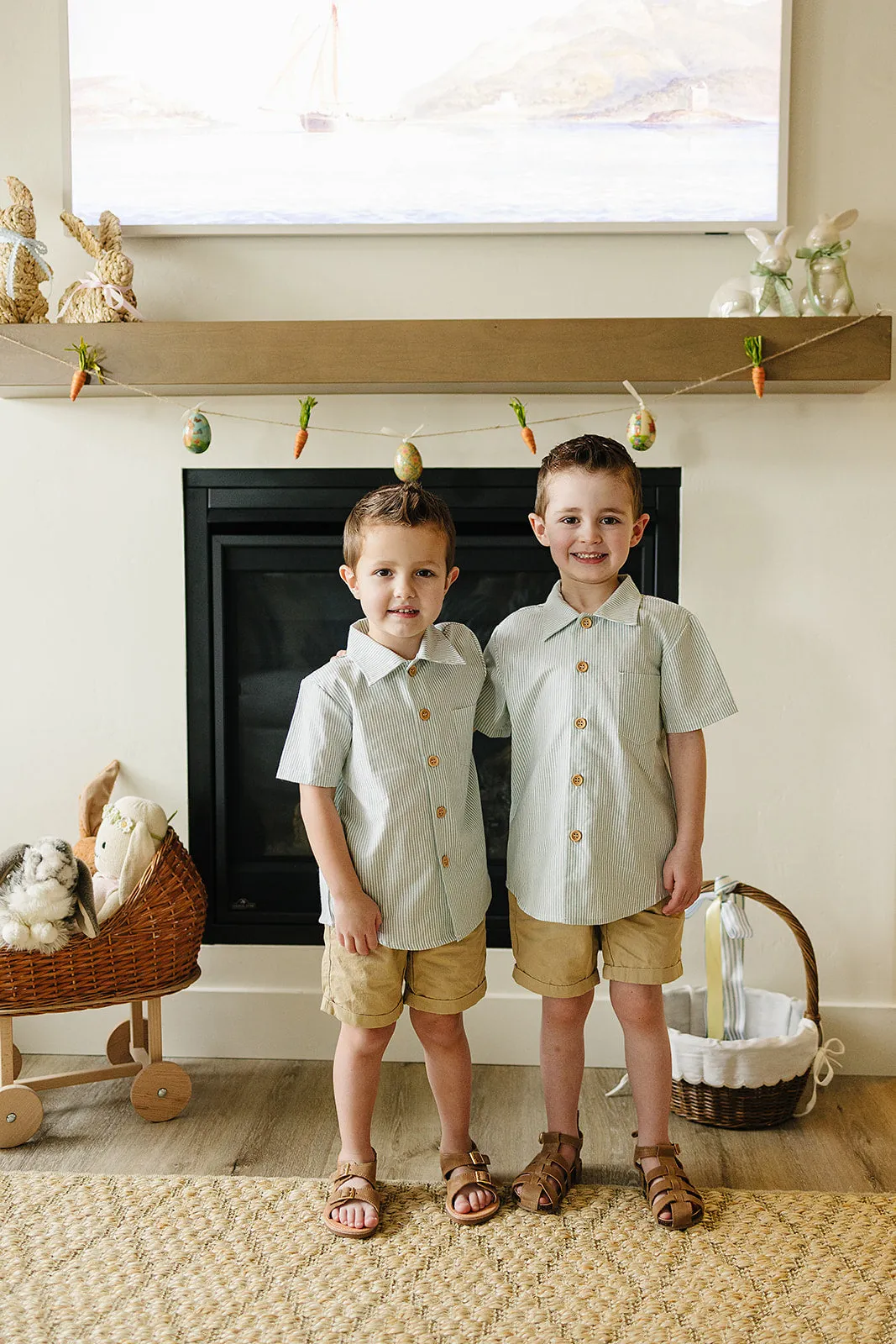 Mebie Baby Chino Shorts - Khaki