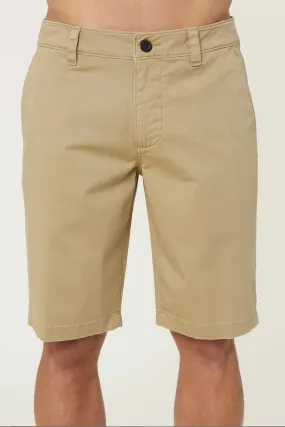 *MEN'S ONEILL COTTON CONTACT STRETCH CHINO SHORT 21'
