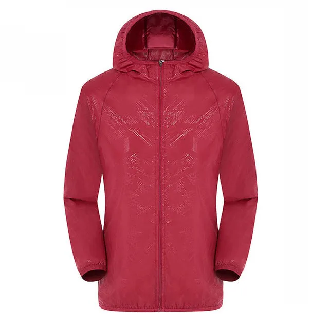 Outdoor Windproof Hiking Raincoat