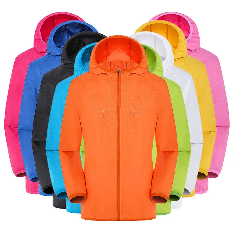 Outdoor Windproof Hiking Raincoat
