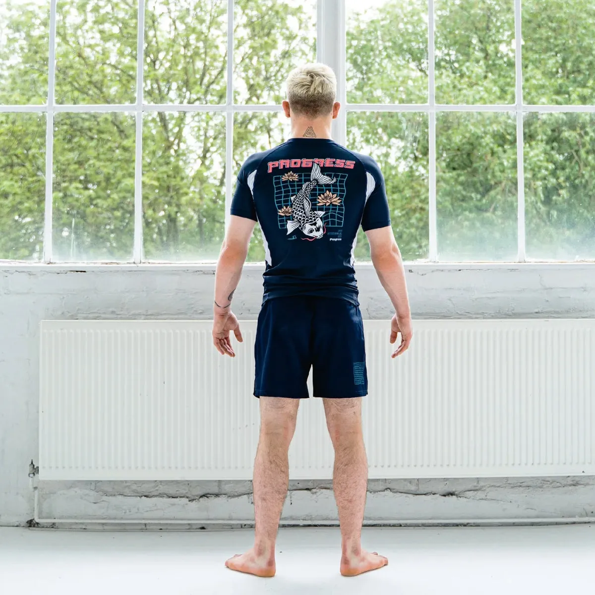 Progress Unknown Koi Board Shorts Navy