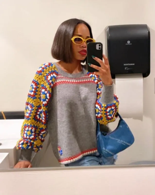 Throwback KU Crochet Sweater